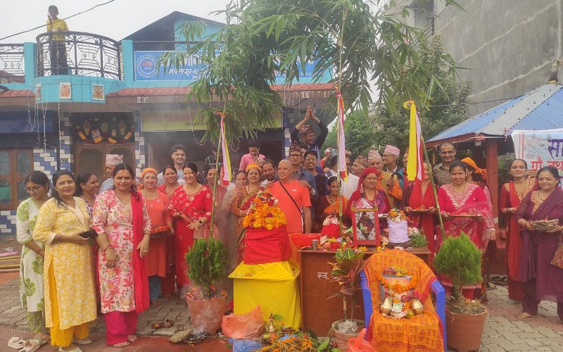 श्री परमानन्द सरस्वतीटोल बिकास संस्थाको आयोजनामा गौ पुजा सम्पन्न