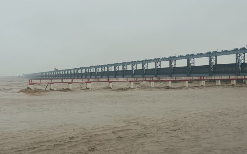 Water Flow in Saptakoshi River Rises Sharply, All 56 Gates of Koshi Barrage Opened